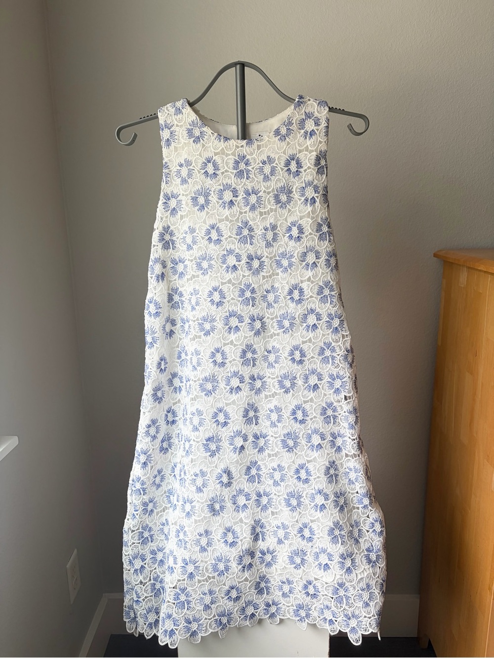 Julia & Jordan Blue and White Lace Dress